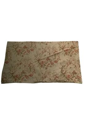 Vintage MATTEO Floral Pillow Sham case 36x21 King Side Zipper